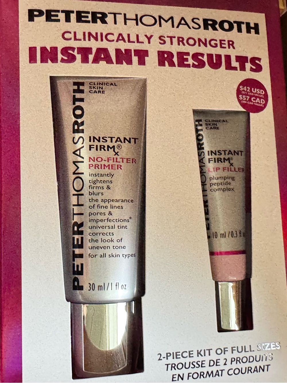 Peter Thomas Roth Instant Firm No-Filter Primer & Lip Filler Kit - full size